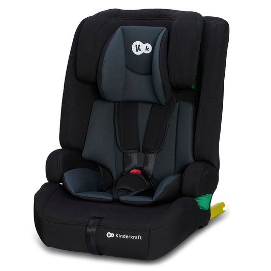 Kinderkraft SAFETY FIX 2 I-SIZE Kindersitz mit ISOFIX - 76-150cm, Schwarz