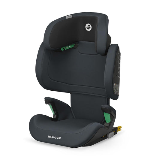 Maxi-Cosi RodiFix M i-Size, Kindersitz mit hohem Rücken, 3,5–12 Jahre, 100–150 cm, ISOFIX-Kindersitz, G-CELL Seitenaufprallschutz, verstellbare Höhe, schnelles und einfaches Anschnallen, Basic Grey