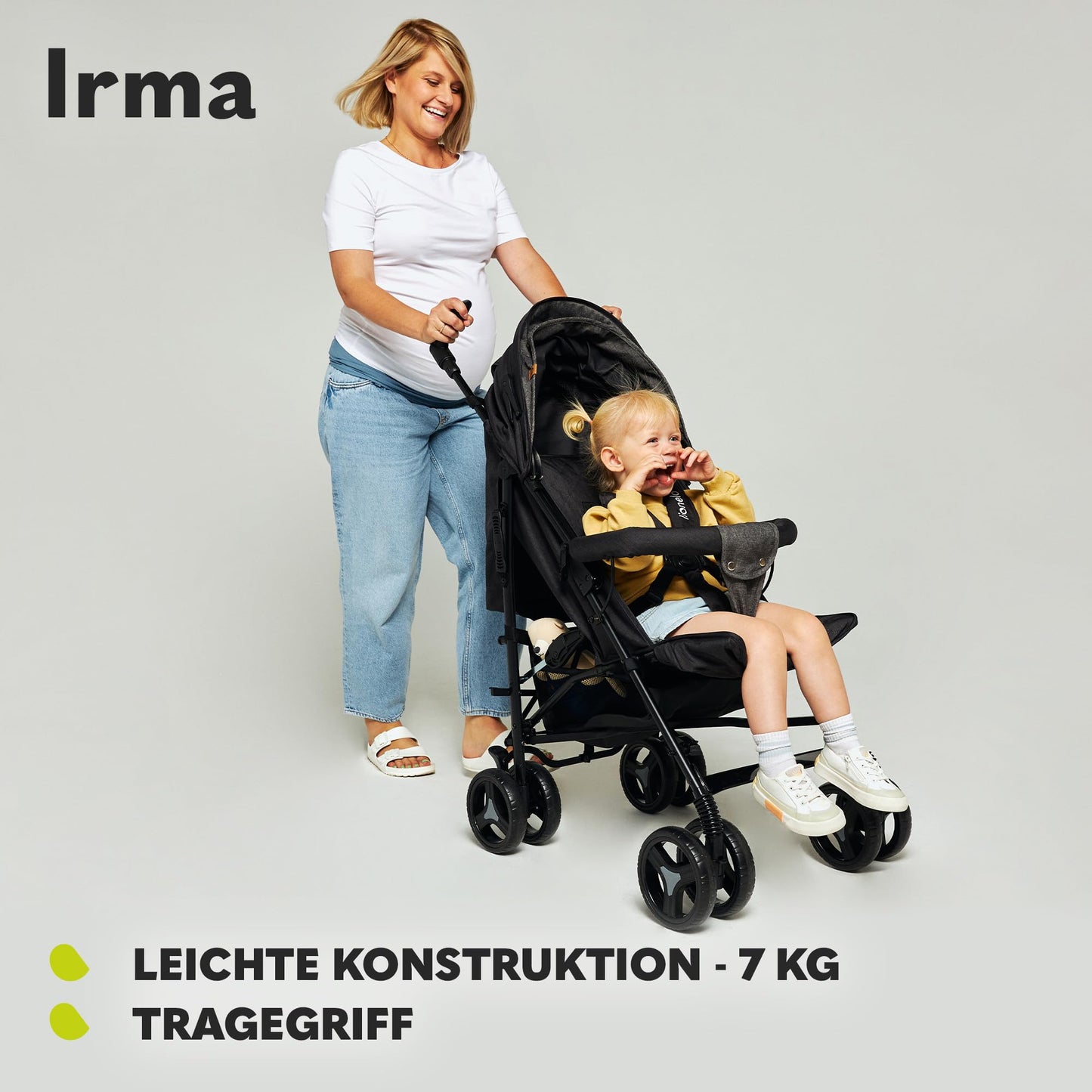 Lionelo Wózek spacerowy Irma Green Forest
